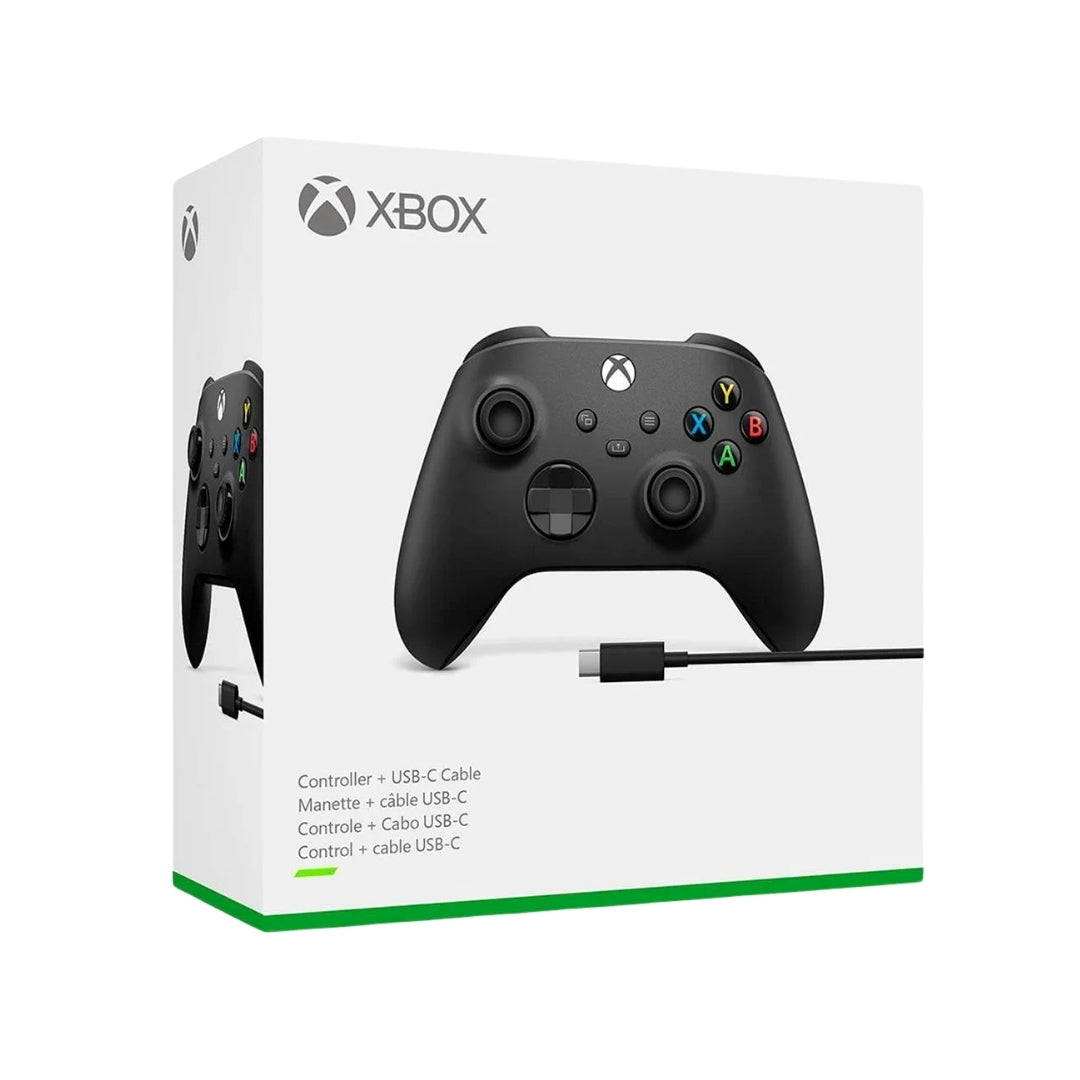 Mando Xbox Negro con Cable